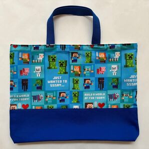 マインクラフト マイクラ レッスンバッグ トートバッグ