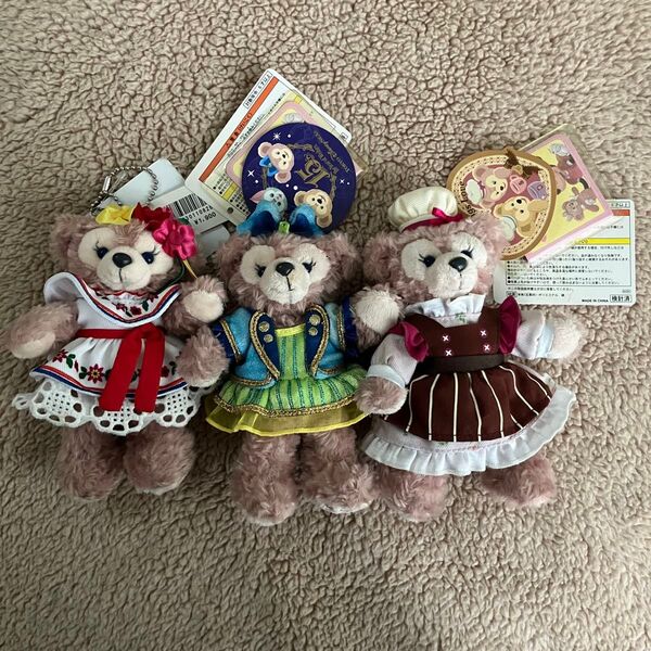 シェリーメイ ぬいぐるみバッジ TDS タグ付 ぬいばセット