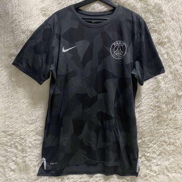 レア PSG × NIKE ドライフィットTシャツ ブラック Lサイズ