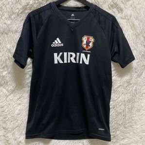adidas メンズ サッカー/フットサル ライセンスシャツ 日本代表 黒 Mサイズ