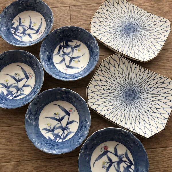 角皿2枚・小皿5枚セット