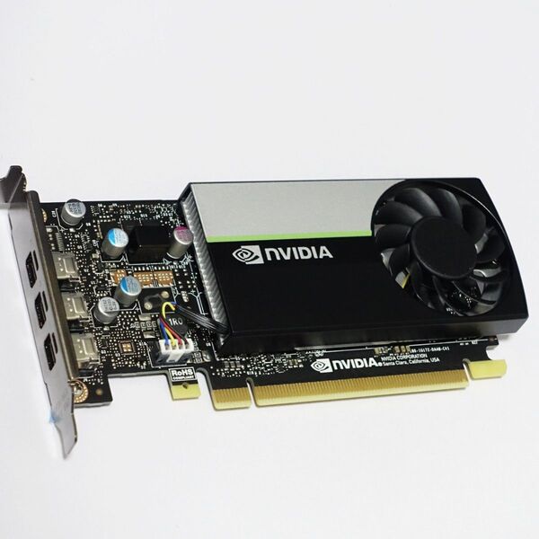 NVIDIA T400 4GB 版 GDDR6 GPU ワークステーション グラフィックボード QUADRO ロープロファイルII