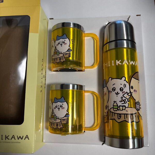ちいかわ ステンレスボトル&2Pマグセット ハチワレ ちいかわ くりまんじゅう