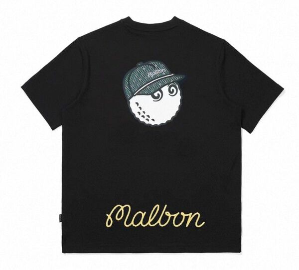 ★即発送&L★マルボンゴルフ Malbon 半袖 シャツ Tシャツ