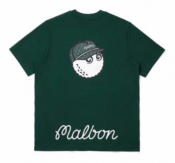 ★即発送&L★マルボンゴルフ Malbon 半袖 シャツ Tシャツ