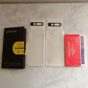 Google pixel Fold ガラスフィルム(2枚)+Google Pixel Fold カメラフィルム(2枚)