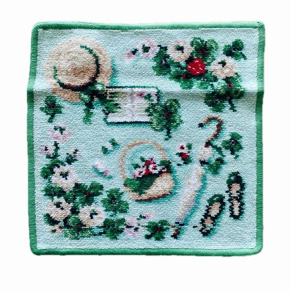 新品 B品 FEILERフェイラー タオルハンカチ マイフェイバリットグリーン