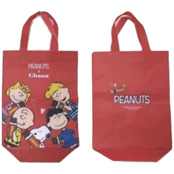 新品未開封 母の日ガーナ景品 オリジナル不織布エコバッグ PEANUT スヌーピー 非売品