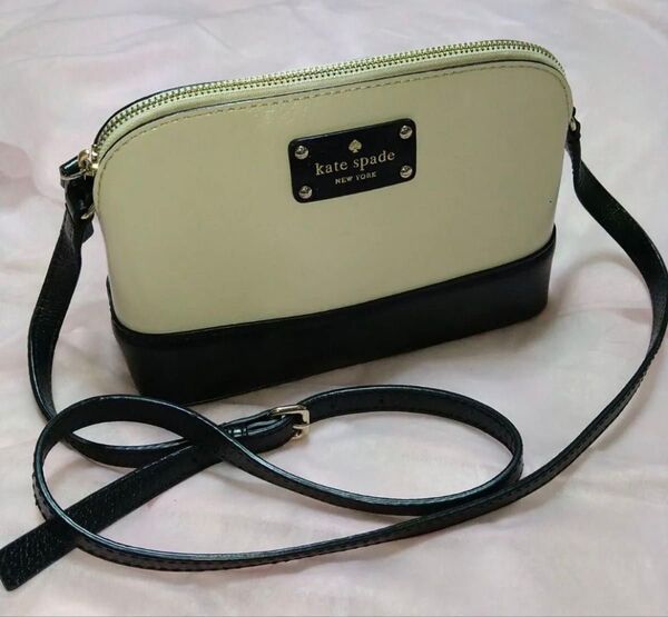 Kate spade レザー バイカラー ショルダーバッグ