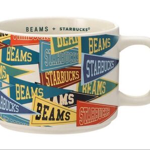 【新品未使用】スターバックス×BEAMS リサイクルセラミックマグ Pennant Design ベージュ(355ml)