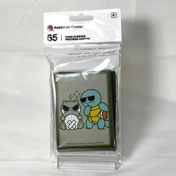 海外ポケモンセンター ポケセン ポケモンカードゲーム デッキシールド みがわり&ゼニガメ 輸入品 新品