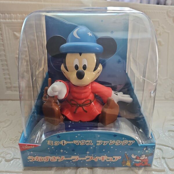 激レア 新品 未開封 ミッキーマウス うなずきソーラーフィギュア ファンタジア Disney Mickey 魔法使いの弟子