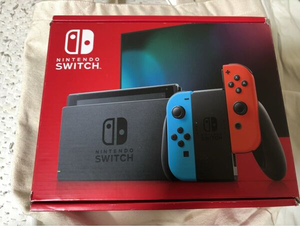 中古美品 任天堂Switch新パッケージモデル MicroSD512GBセット ガラス保護フィルム貼付け済み