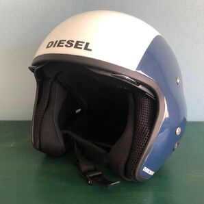 DIESEL ヘルメット ( agv製 ) 色 ネイビー・ホワイトストライプ サイズ L(59-60cm)