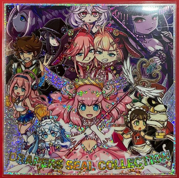 DRAPERS SEAL COLLECTION ドラパーズ コレクション 自作 シール 96mm×96mm 粒キラ ラメ ムガル