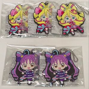 キミとアイドルプリキュア カプセルラバーマスコット2 キュアアイドル×3&キュアキュンキュン×2