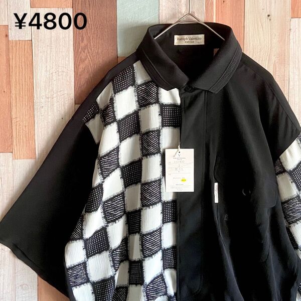 90s 00s valrntino vintage リブシャツ 古着 y2k