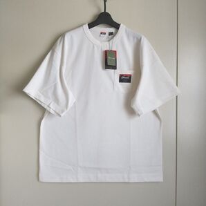 ナンガ フリークスストア別注 エコハイブリッド ルーズフィット ロゴ Tシャツ ホワイト Lサイズ 新品