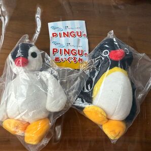 PINGUのぬいぐるみ ガチャ ピングー ピンガ PINGU 2点セット