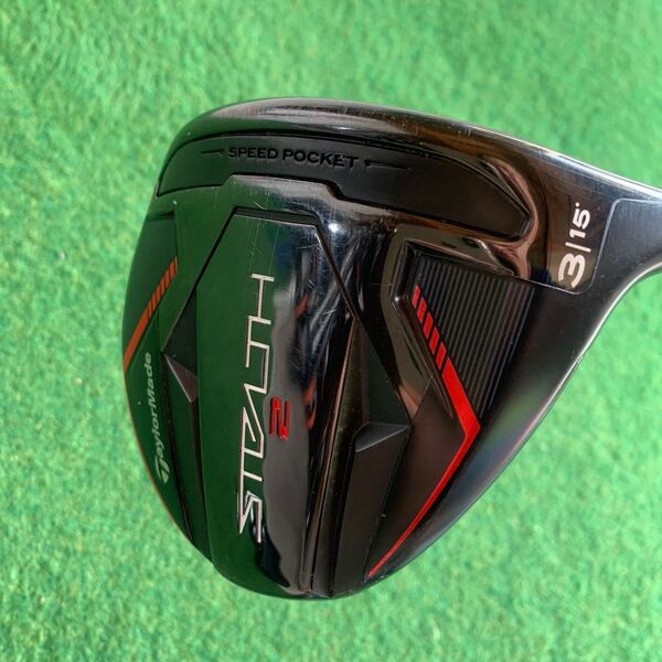 TaylorMade テーラーメイド ステルス2 3W スピーダーNX グリーン 60S ヘッドカバー付き
