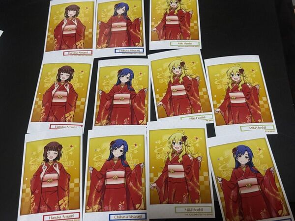 11枚 天海春香 如月千早 星井美希 フォトスナップ風カード 20th 特別生配信 20周年 アイドルマスター AS