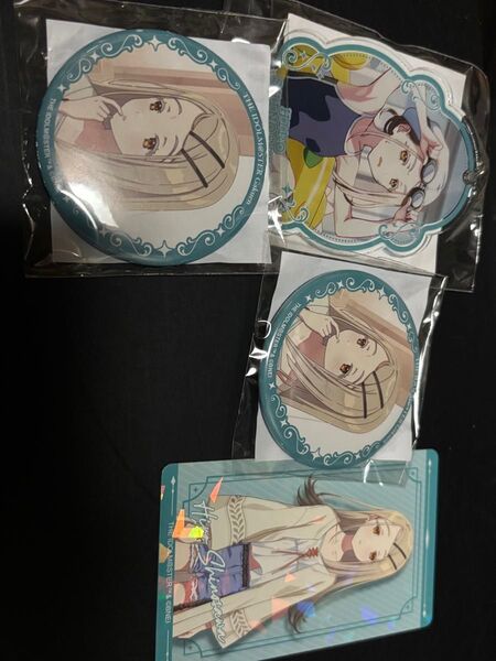 篠澤広 ガラポン くじ アイドルマスターオフィシャルショップ B賞 アクキー C賞缶バッジ D賞 カード 学園アイドルマスター