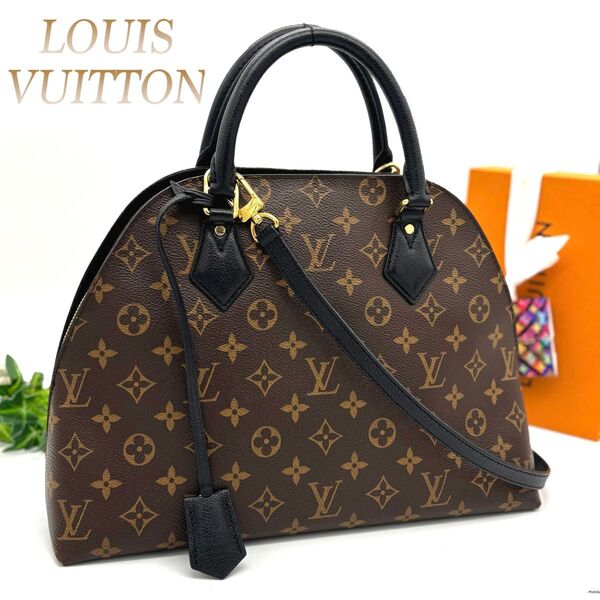 【超極美品】 ルイヴィトン アルマ イントゥーバッグ ハンドバッグ ショルダー モノグラム LOUIS VUITTON