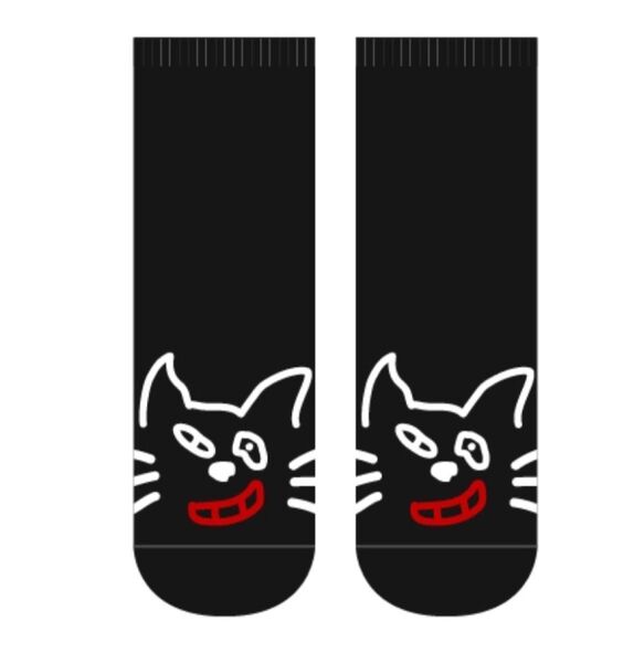 東キヨドーム キヨ猫靴下 くるぶし丈 レディース ソックス