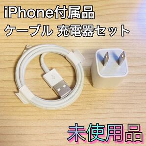 iPhone付属品 純正ライトニングケーブル 充電器 アダプタ セット 新品 【国内正規品】