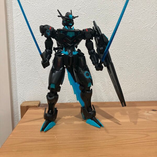 完成品ガンダム水星の魔女ガンダムネクストフューチャー限定バンダイHGガンダムエアリアル リサーキュレーションカラーネオンブルー