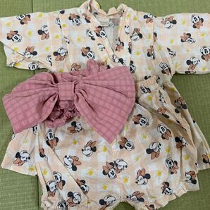 フタフタ ミニーちゃん 甚平 90cm