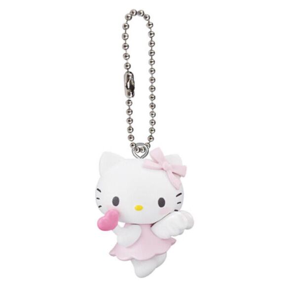 夢みるエンジェルスイング ガチャ ガシャポンボックス サンリオ キーホルダー ハローキティ キティちゃん セブンイレブン