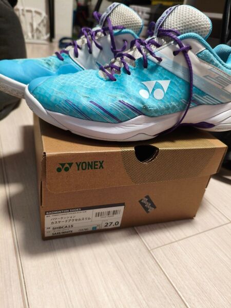 YONEX パワークッション カスケードアクセル スリム バドミントンシューズ 27.0cm