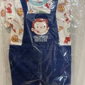 新品 おさるのジョージ カバーオール 70