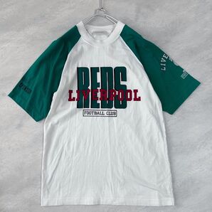 adidas アディダス リバプールFC ラグランTシャツ Mサイズ ヴィンテージ トレフォイルタグ