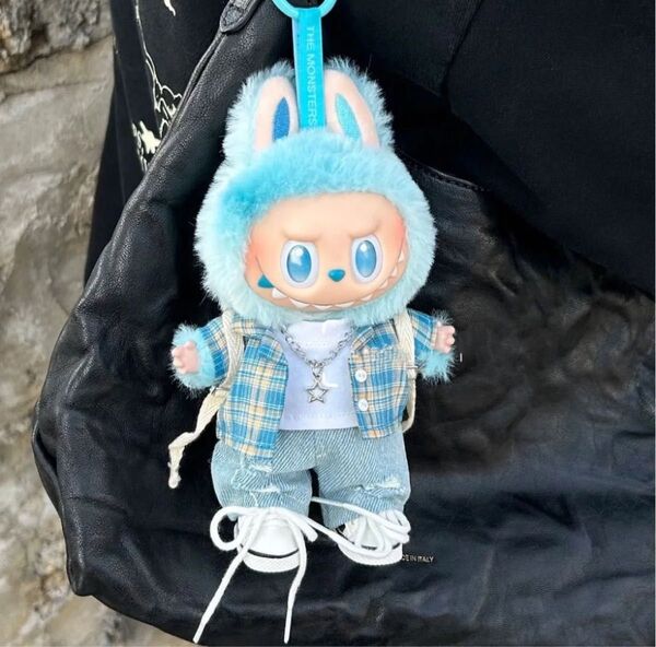 labubu ラブブ ぬいぐるみ着 17cm着せ替え服 4点セット