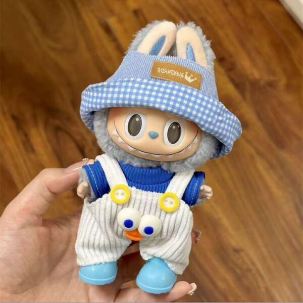labubu ラブブ ぬいぐるみ着 17cm着せ替え服 可愛い 4点セット