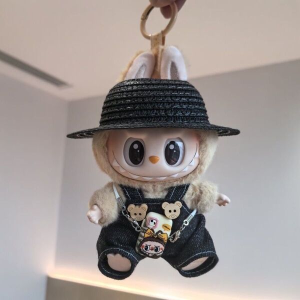 labubu ラブブ ぬいぐるみ着 17cm着せ替え服 可愛い 3点セット
