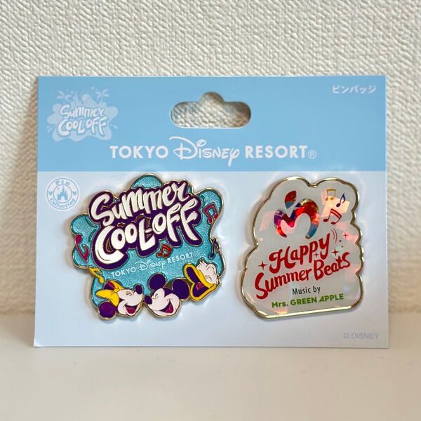 新品タグ付き 東京ディズニーリゾート Mrs. GREEN APPLE ピンバッジ 2個セット