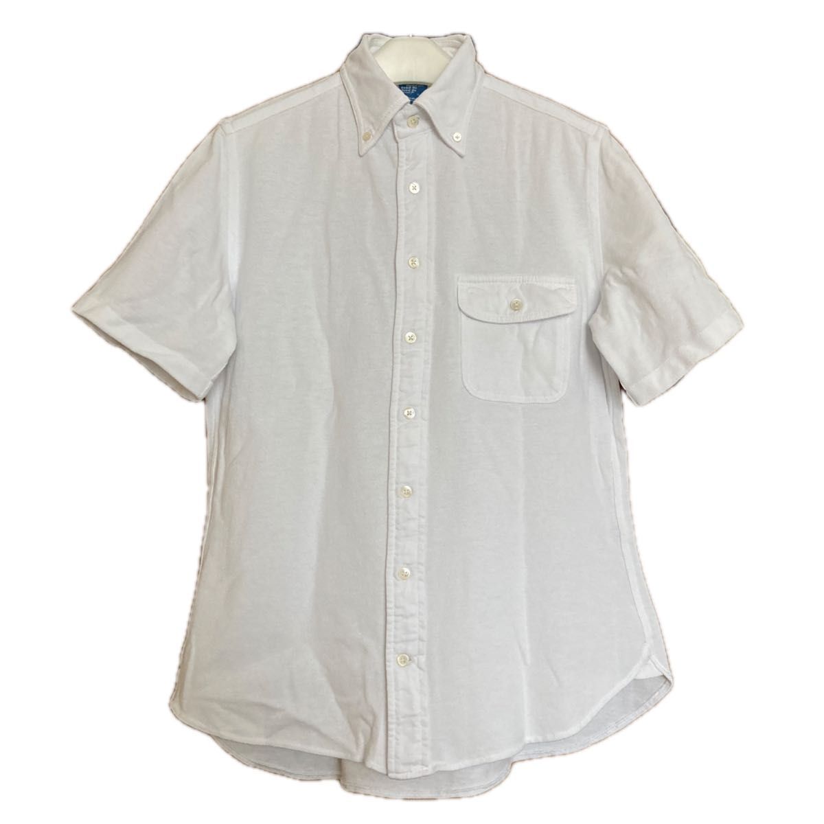 【美品】Good On グッドオン　ポロシャツ　ボタンダウン　USAコットン　ジャージー　鹿の子　半袖　アメカジ　Mサイズ　日本製