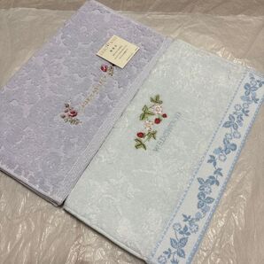 ウェッジウッド ローラアシュレイ フェイスタオルセット