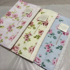 ローラアシュレイ フェイスタオルセット