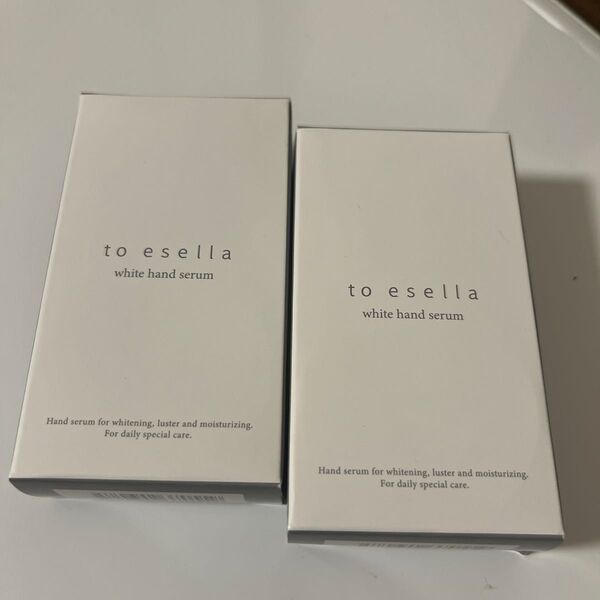 ホワイトハンドセラム toesella 美容液 ハンドケア ハンドセラム 2個セット