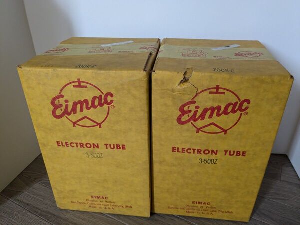 【未開封】Eimac 3-500Z 真空管 Electron Tube 米国製 2個セット