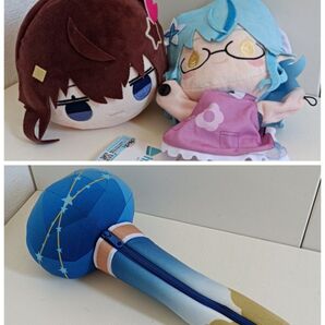 ホロライブ / 寝そべりぬいぐるみ ときのそら / パペットぬいぐるみ 雪花ラミィ / マイク型ポーチ