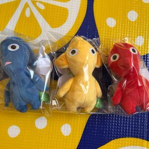 ピクミン ぬいぐるみマスコット 青ピクミン 赤ピクミン 黄ピクミン 花バージョン 3点セット