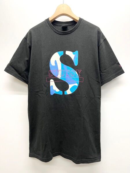 STUSSY ステューシー S Logo Tee ロゴ Tシャツ L ブラック BLACK カットソー 半袖