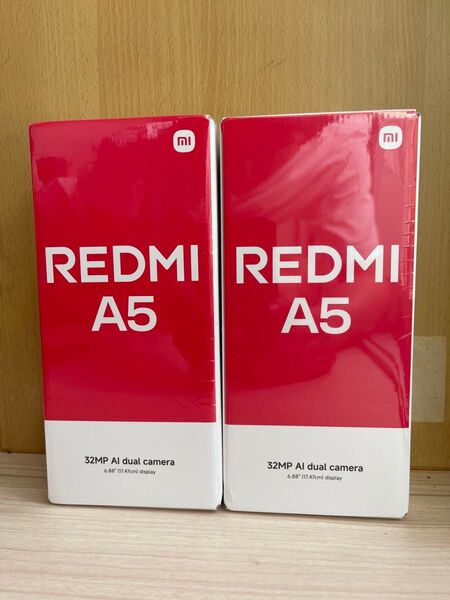 【新品・未使用】2セットRedmi A5 ブラック 3GB+64GB SIMフリー スマートフォン