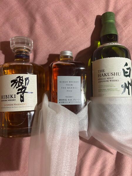 SUNTORY 響JH、ニッカ フロム・、白州NVの3種類飲み比べセット【新品未開栓】