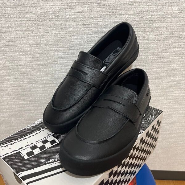 VANS Skate Loafer 26.5cm US8.5 新品未使用 国内正規品 レザーブラック
